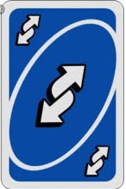 Create meme: card UNO, UNO reverse, exchange card in uno