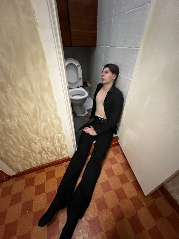 Create meme: toilet , male , woman 