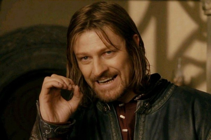 Create meme: Sean bean boromir can't, Sean bean Lord of the rings, the Lord of the rings Boromir