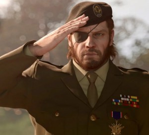 Create meme: solid snake salutes