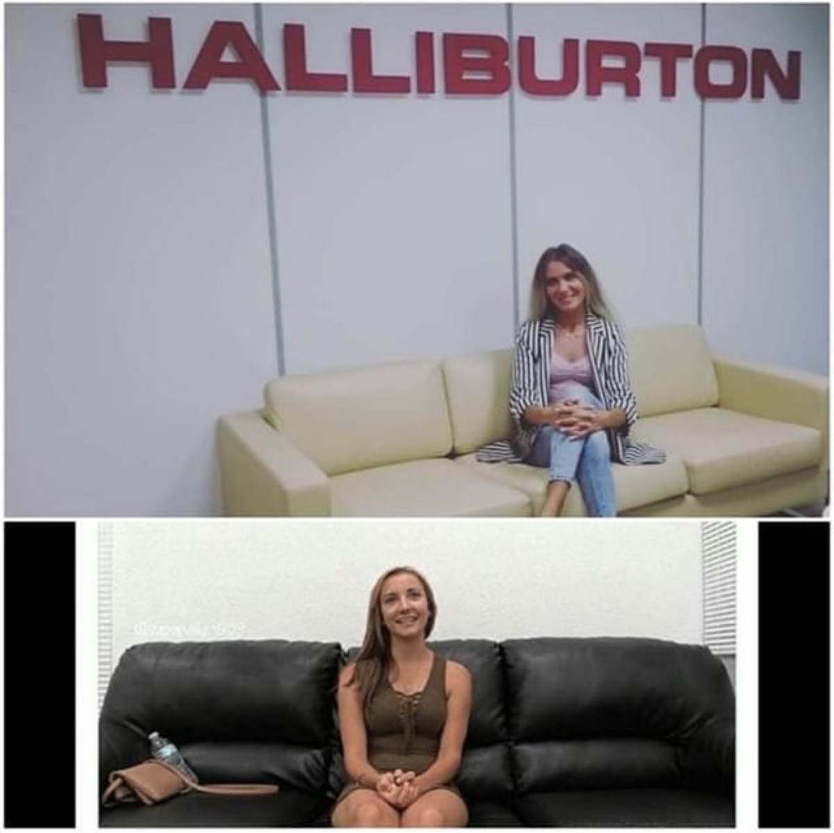 Casting couch meme template