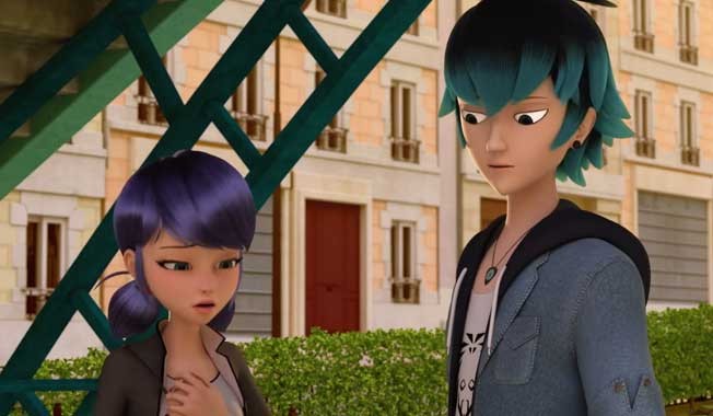 Create meme: Marinette Adrian and Kagami, luka kuffen ladybag season 2, lady bug luka