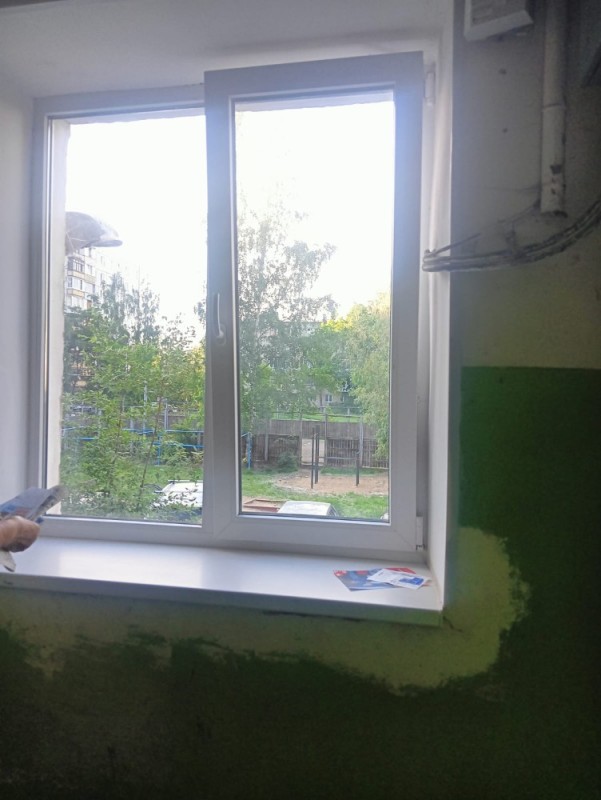 Create meme: plastic windows in the apartment, window slope, PVC Windows