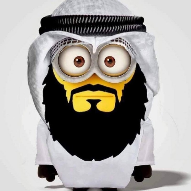 Create meme: minion arab, minion psg, minions banana