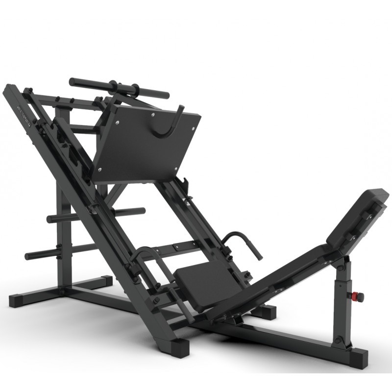 Create meme: leg press simulator, the simulator presses the legs at an angle of 45 degrees, power simulator