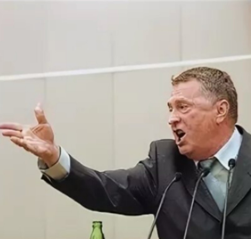 Create meme: Zhirinovsky is by far the, meme Zhirinovsky , zhirik 