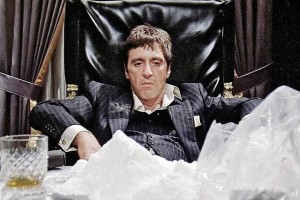 Create meme: Tony Montana Scarface, al Pacino Scarface, cocainum