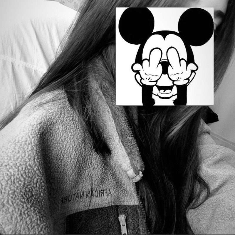 Create meme: girl , mickey mouse fakyu, Mickey mouse 