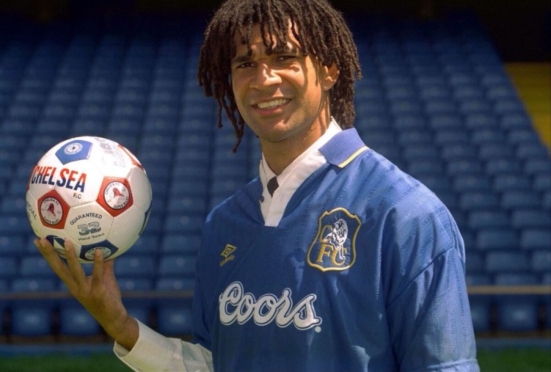 Create meme: Ruud gullit chelsea, similar football players, Gullit chelsea