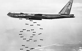 Create meme: the bombing, bomber, b 52 in Vietnam