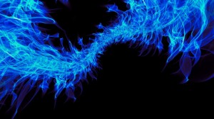 Create meme: blue fire background, abstraction blue, blue fire