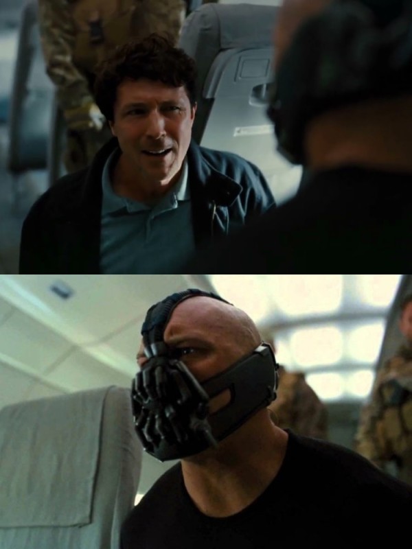 Create meme: Aidan Gillen The Dark Knight, bane , batman begins 3