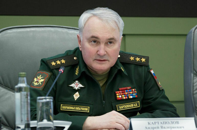 Create meme: andrey valerievich kartapolov, Deputy Minister of Defense, Ministry of Defense of the Russian Federation