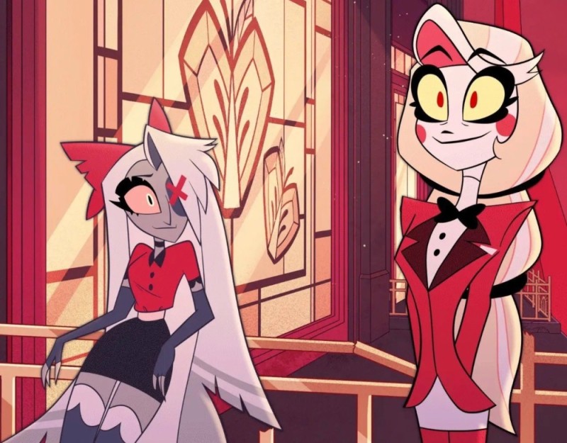 Create meme: Charlie Morningstar hotel hazbin, the hotel hasbeen, Charlie from the Hazbin Hotel