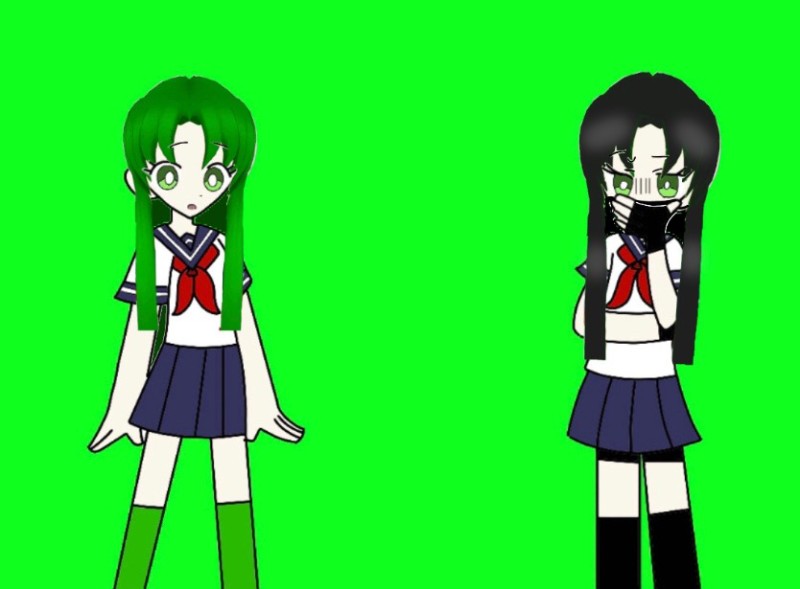 Create meme: Midori yandere simulator, Midori Gurin yandere, yandere simulator Midori Gurin