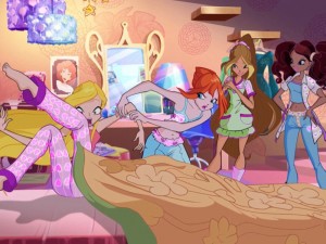 Create meme: Winx Club, winx sleep, winx season 5 footage