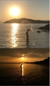 Create meme: pictures alone sunset, sunset, The sun