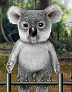 Create meme: Koala animal, koalas, koala drawing