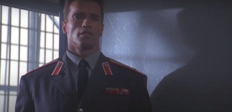 Create meme: Schwarzenegger red heat, red heat , Arnold Schwarzenegger 
