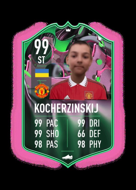 Create meme: fifa card, totes fifa 23 players, fifa 23 ultimate team