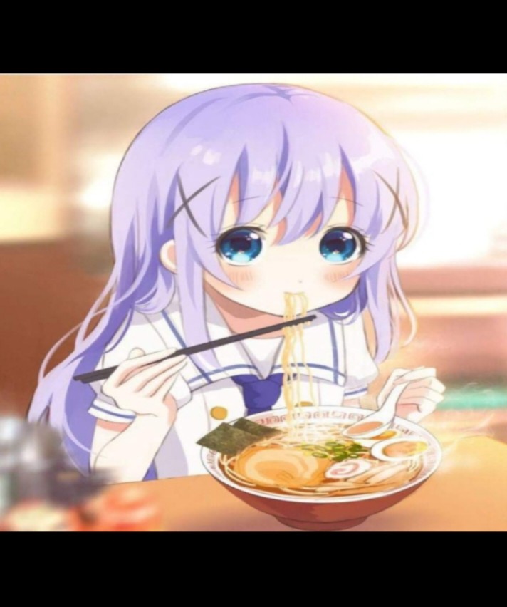 Create meme: chino kafuu, anime , anime girl is cute