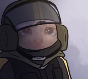 Создать мем: bandit r6s, rainbow six siege iq аниме, bandit x iq r6s