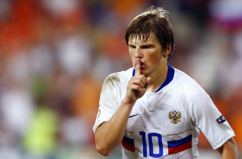 Create meme: famous Russian football players, Andrey Arshavin Euro 2008, russian football players