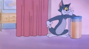 Создать мем: tom and jerry, том и джерри если в доме завелись мыши, том и джерри мышонок невидимка