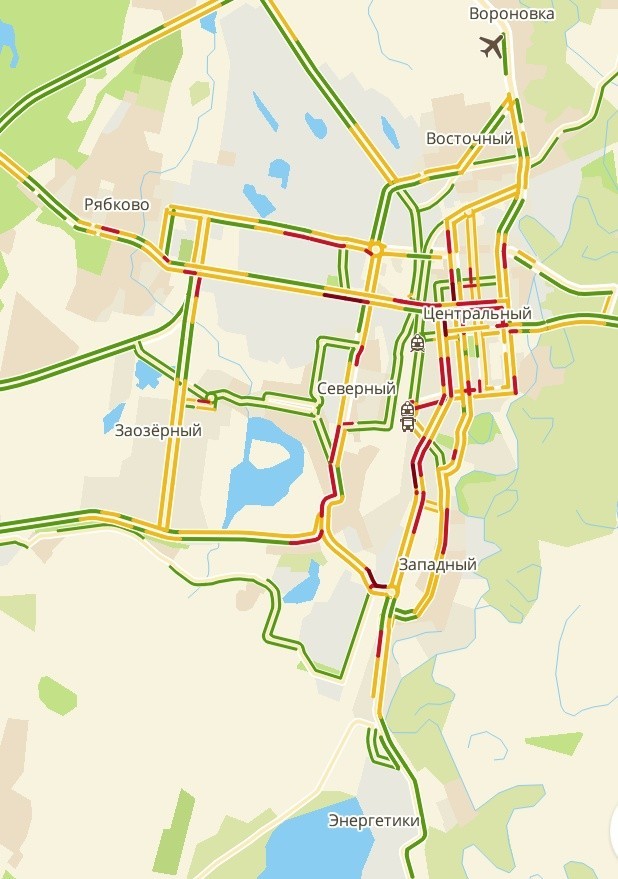 Карта пробок ижевск