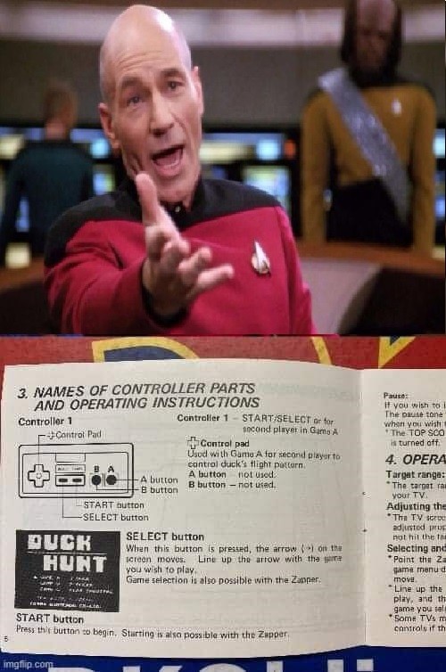 Create meme: Patrick Stewart meme, text page, star trek is