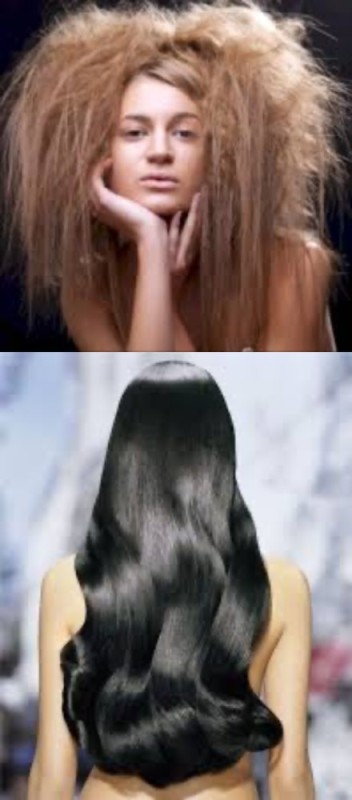 Create meme: lamination of hair, hair restoration, keratin hair straightening