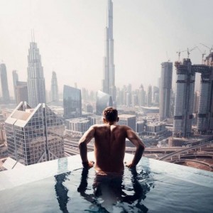 Create meme: the city, dubai, men