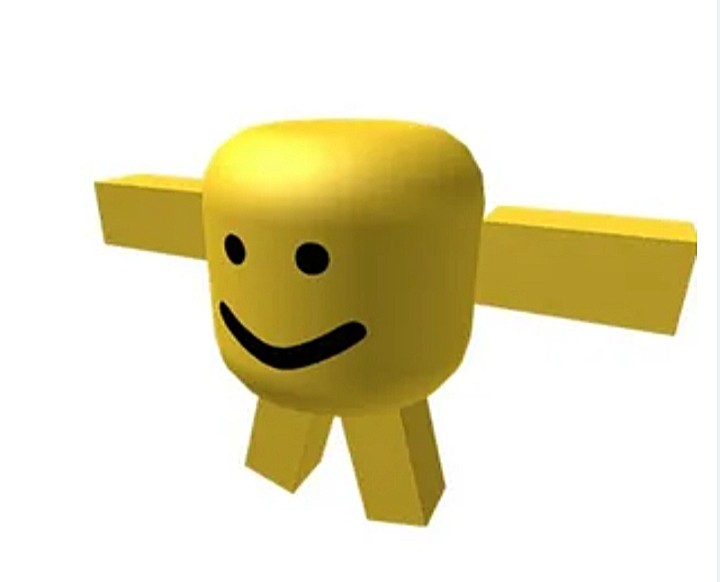 Create meme: roblox head, roblox the yellow man, roblox 