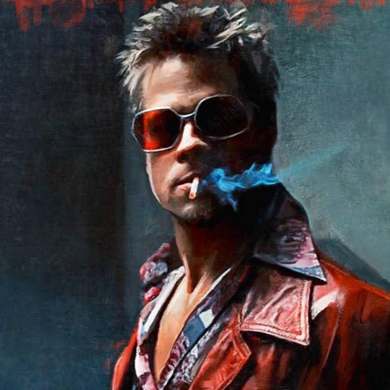 Create meme: brad pitt fight club, tyler durden brad Pitt, Tyler durden