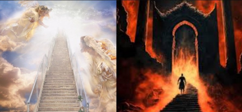 Create meme: heaven after death, what heaven looks like in heaven, stairway to heaven