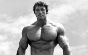 Create meme: steroid, bodybuilding, Arnie