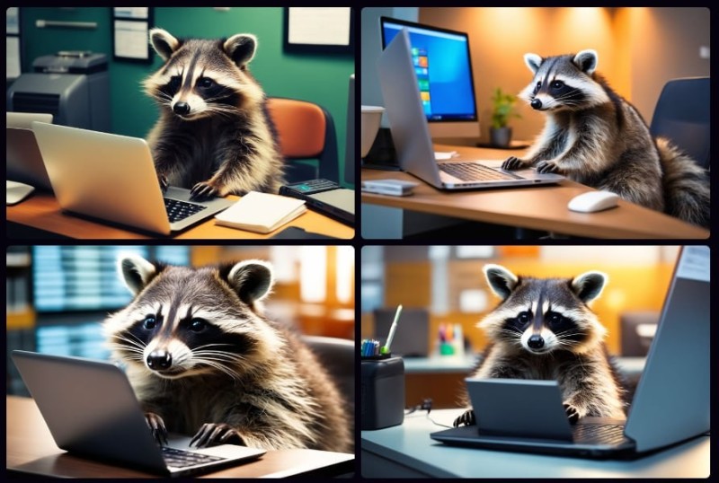 Create meme: raccoon animal , raccoon gargle , enotice