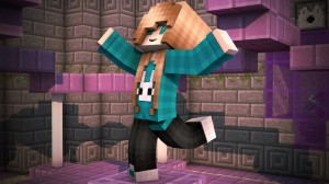 Create meme: super minecraft kid, small world Juni, minecraft pp