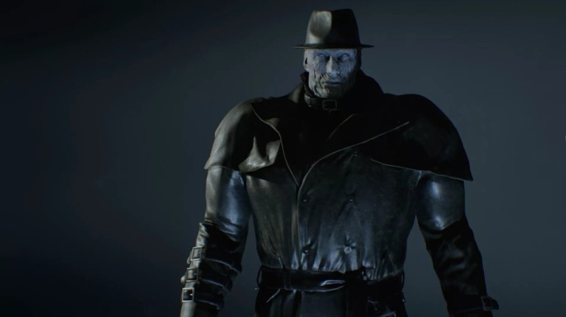 Create meme: Tyrant T 103, mr x, tyrant resident evil2