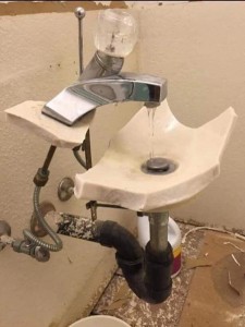 Create meme: plumbing, sink