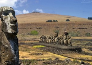 Создать мем: истукан, моаи, rapa nui