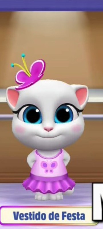 Create meme: Little Angela, kitty Angela, talking Angela game for android