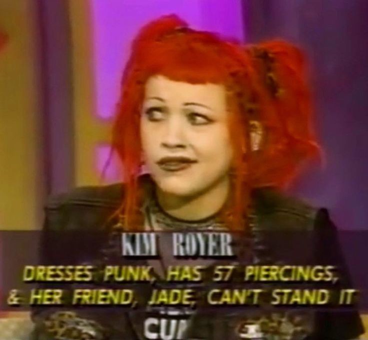 Create meme: punk girl, a frame from the movie, Kim Royer Punk TV show