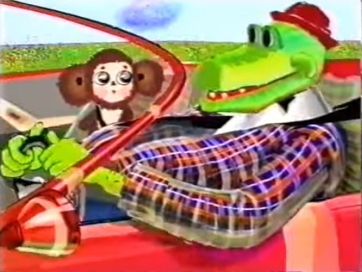 Create meme: assumption crocodile gene and his friends, cheburashka and crocodile, crocodile Gena Cheburashka