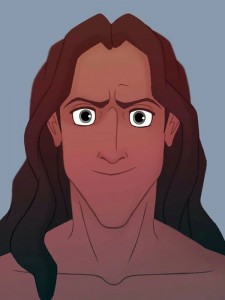 Create meme: john clayton Tarzan, Tarzan disney, GIF disney Tarzan