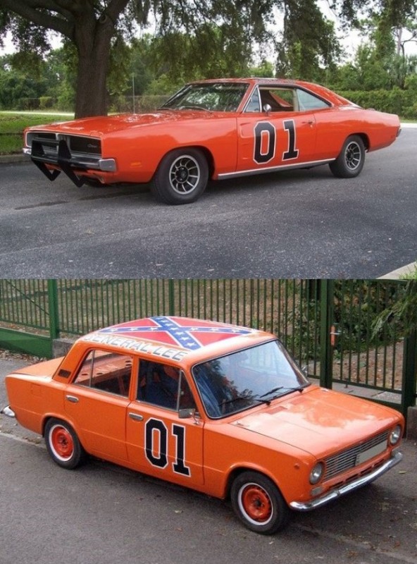 Создать мем: додж чарджер генерал ли, dodge charger general lee, придурки из хаззарда