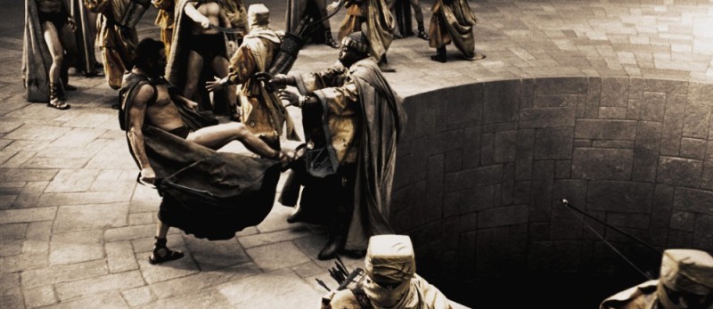 Create meme: 300 Spartans this is Sparta, 300 Spartans the pit, Sparta 