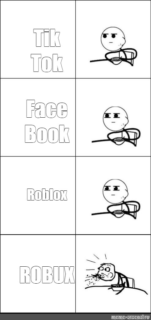 Somics Meme Tik Tok Face Book Roblox Robux Comics Meme Arsenal Com - roblox memes book
