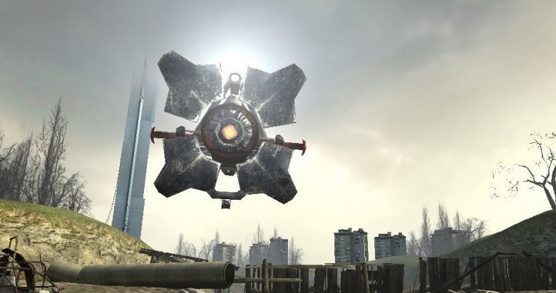 Create meme: half life game, half life 2 drones, The drone from half-life 2