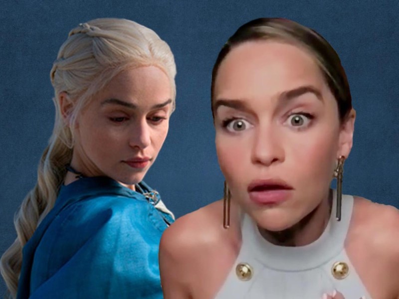 Create meme: game of thrones Emilia Clarke, daenerys Targaryen , Emilia Clarke 